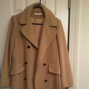 Authentic mackintosh light brown wool coats